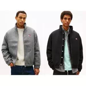 매장정품 TOMMY JEANS 타미진스 남여공용 에센셜 패딩 울 재킷 T32G0WJC13TMT1 1711680