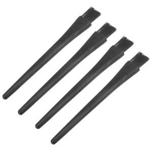전자 키보드 PCB BGA 수리 납땜을 위한 uxcell 4Pcs 정전기 방지 ESD 브러시 휴대용 플라스틱 손잡이 나일론 랩 청소 브러시, 18x14mm 브리스틀