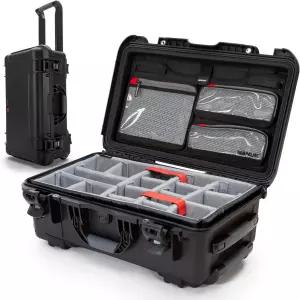 NANUK 935 프로 사진 키트 - 패딩 처리된 칸막이와 바퀴가 있는 방수 여행용 카메라 하드 케이스 22인치 x