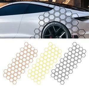 [호환품]자동차  벌집 오픈 스타일 스티커 그래픽 비닐 장식 튜닝 사이드 아우디 호환 BMW 호환 벤츠 호환