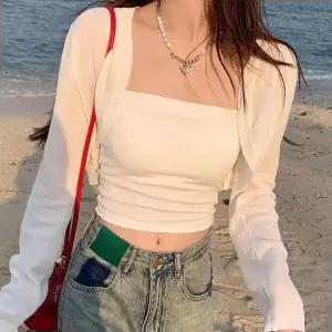 패션 기본 가디건 자켓 볼레로 여자 여름 휴양지 크롭 여행