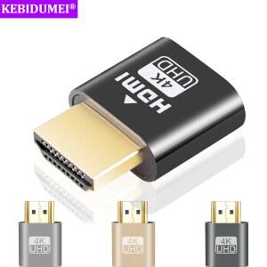 외장하드케이블 4K HDMI 가상 디스플레이 어댑터 DVI 콘센트 ADAPTER 고스트 EMULATOR 카드 DISPLAY 비디오 CARD VIDEO GHOST HEADLESS PLATE 에뮬레이터 락 VGA VIRTUAL LOCK PLUG DUMMY