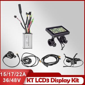 전기 자전거 컨트롤러 KT 15A 17A 22A LCD3 디스플레이 포함 36V 48V 사인파 Ebike 액세서리용