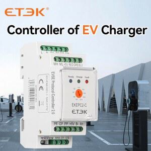 태양광 충전 컨트롤러 ETEK EVSE 컨트롤러 전자 CHONTROLLER 케이블 EKEPC2 충전기 AC 소켓 EPC EV 32A 프로토콜 스테이션 240V