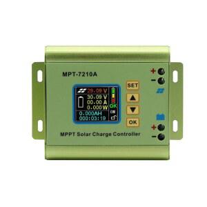 태양광 충전 컨트롤러 LCD MPT 7210A 태양광 전압 충전 컨트롤러 전기 레귤레이터 도구 전류계 액세서리 고속 부스터