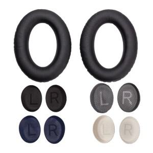 보스 호환 QuietComfort 35II QC35 헤드폰용 이어 패드 가죽 폼 귀마개 쿠션 헤드셋 커버 스폰지 교체