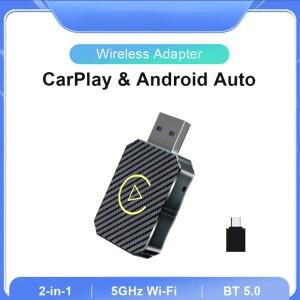 무선 카플레이 안드로이드 자동 어댑터 유선-무선 미니 Ai 박스 아우디 호환 도요타 호환 VW 푸조 호환 플