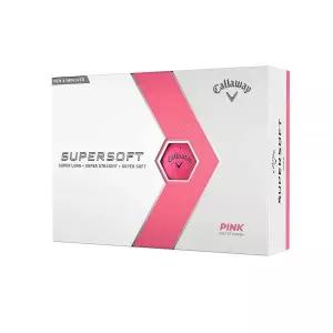 Callaway 슈퍼 소프트 골프공 12개 2023년 버전 핑크