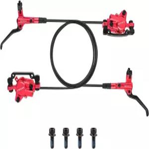 MEROCA M800 산악 자전거 유압 브레이크 160mm 로터용 PM 어댑터 포함 전면 및 후면