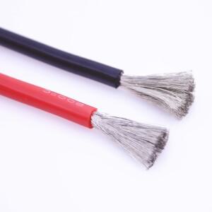 2M 내열 실리콘 와이어 12AWG 11 10 13 14 15 16awg 17 18 20 고온 ° C 내한성 -60