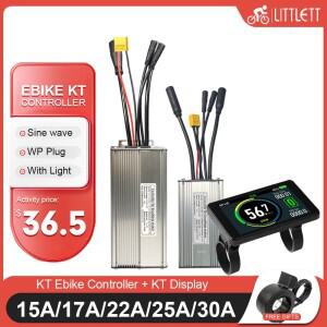 전기 자전거 KT 컨트롤러 36V 48V 17A-30A 방수 플러그 빛 기능 LCD 디스플레이 250W-1000W 모터