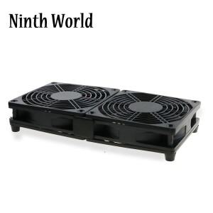 라우터 냉각 팬 DIY PC 쿨러 TV 박스 무선 조용한 DC 5V USB 전원 120mm 12CM W/나사 보호 네트