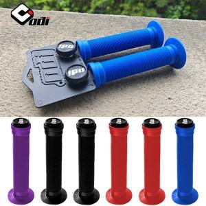 ODI 15cm 롱넥 ST MTB 그립 22mm 로드 자전거 미끄럼 방지 충격 흡수 핸들바 컬러풀 바 엔드 플러그 부품