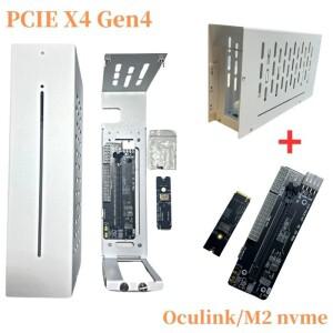 노트북 eGPU 메탈 케이스 Oculink/M.2 NVMe 외장 그래픽 카드 독 PCI-E 4.0 X4 Gen4 GDP NUC 확장 디스플레
