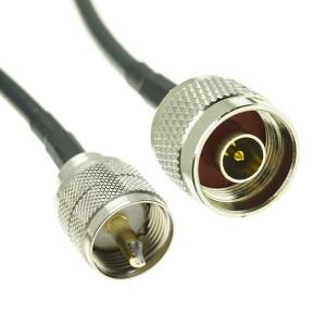 UHF 남성 PL-259 플러그 - N 커넥터 피그테일 동축 RG58 케이블 15/30/50/100cm