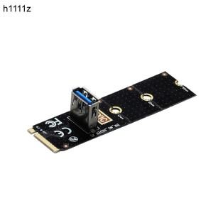 H1111Z NGFF M.2 슬롯-USB3.0 PCI-E 라이저 카드 슬롯 확장 어댑터(BTC/ETH 마이닝용)