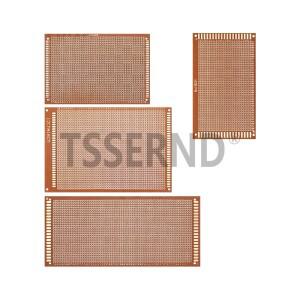 5pcs 9x15cm 범용 PCB 보드 Arduino 용 노란색 단면 프린팅 회로 기판