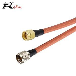 PL259 UHF 수 SO239 암 잭-SMA 플러그 커넥터 RF 동축 RG400 이중 차폐 케이블 피그테일 점퍼 어댑터