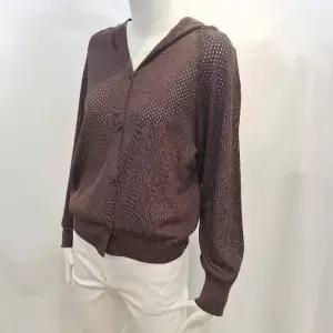올리비아하슬러 HC04 그물 후드 니트가디건 OHEMSW104 387921552459484