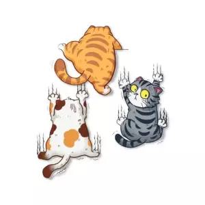 오너클랜 WL 자동차 인테리어 고양이 스티커 L 카액세서리용품 자동차스티커 익스테리어용품
