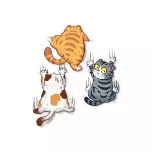 오너클랜 WL 자동차 인테리어 고양이 스티커 S 자동차용품 자동차스티커 익스테리어용품