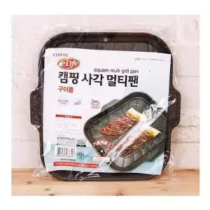 사각 멀티팬 캠핑 고기구이 불판 로스팬 고기불판 구이팬 사각팬