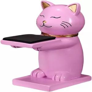 콜라시 시계 스탠드 귀여운 고양이 팔찌 목걸이 보관 랙 손목시계 액세서리 트레이 장식 홀더 디스플레이