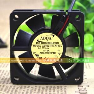 ADDA AD0624HS-A70GL 무음 주파수 변환기용 쿨러 선풍기 냉각 0.15A 24V 6cm 6025 60x60x25mm