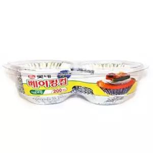베이킹컵 유산지 은박컵 알미늄 일회용컵 물컵 다회용 종이컵 은박