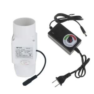 선풍기 환기 배기 공기 조절 팬 파이프 110V 220V 2 인치 50mm