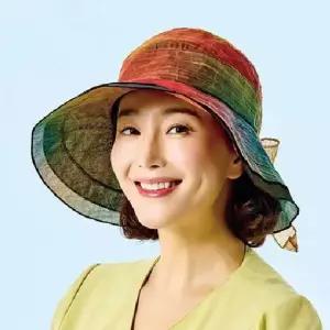 #넬]국산 레인보우 와이어챙 버킷햇
