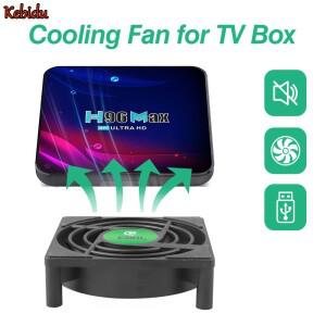 DC 5V USB 미니 냉각 소형 팬 7 블레이드 TV 상자 셋톱 박스 80x80x25mm 자동 tv 라디에이터 30cm 케이블