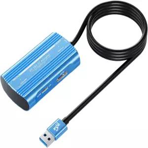 Porpen PSVR2 PC 어댑터 USB-C 도킹 컴퓨터 호스트 디스플레이포트 케이블 PS5 VR2 전원 DP+USB3.0에서 DC