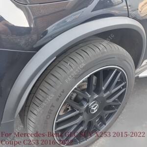 [호환품]메르세데스-벤츠 호환 호환 GLC SUV X253 - 쿠페 바디 키트 튜닝 자동차 뒷바퀴 아치 펜더 플레어