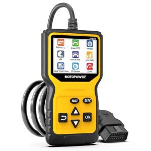MOTOPOWER MP69033 PRO OBD2 스캐너 코드 리더 조명 배터리 확인 스캔 엔진 테스터가 도구 진단 있는 고장