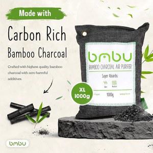 1000G 대형 대나무 숯 공기청정기 가방 - 주택, RV, 트럭, 향기롭지 보관 않은 1KG 옷장, 프레시너 캠핑카, 이동식 SUV, 탈취제 자동차