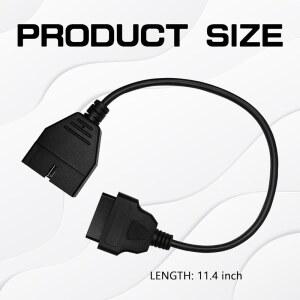 OBD1 스캐너, OBD1에서 OBD2 GM 어댑터, 스캐너 GM용 코드 케이블 16 커넥터 리더 핀 스캔 II 12 OBD 인기 도구 진단 확장 교체 핀에서 소켓