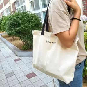학생가방 데일리 심플 캔버스 에코백 여성에코백 남자에코백 무지에코백 여름에코백