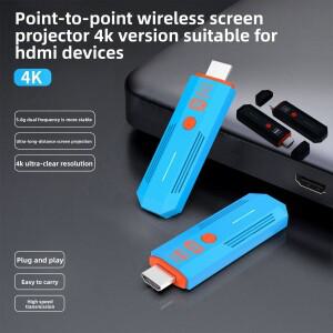 4K 무선 HD 비디오 오디오 송수신기 연장기 50M 5.8G TV 스틱 디스플레이 동글 (PS4 모니터 PC용)