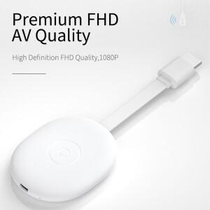 스크린 미러링 어댑터 WiFi 디스플레이 4K HD 플러그 앤 무선 (IOS 및 안드로이드 폰 TV용)