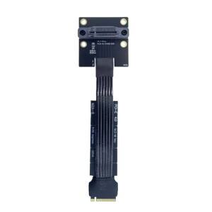 M.2 M 키 고속 연장 케이블 PCIE 4.0 GEN4(NVME SSD 8GB/S 수직 소켓
