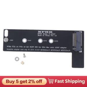카드 어댑터 나사 PCI-Ex4 M.2 NGFF NVME AHCI SSD 변환기 2014 맥북 호환 미니 A1347