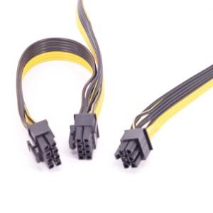 쿨러 마스터 사일런트 프로 골드 1200W 모듈러 PSU PCIe 6 핀-듀얼 + 2 핀 8 GPU 전원 공급 장치 케이블