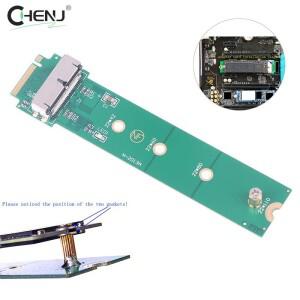 PC 컴퓨터 액세서리용 PCI-e 어댑터 컨버터 카드 맥북 호환 에어 프로 12 + 16 핀 SSD M.2 키 M (NGFF) C26