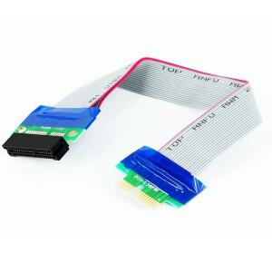 PCI-E 1X 연장 케이블 남성-PCIe Express 암 코드 마더보드 라이저 카드 확장기 PC 리본 어댑터