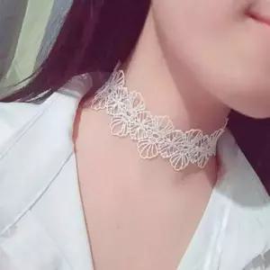 [골드스마일]여자 레이스 목걸이 레이스 초커 목걸이 플라워 넥초커 레이어드