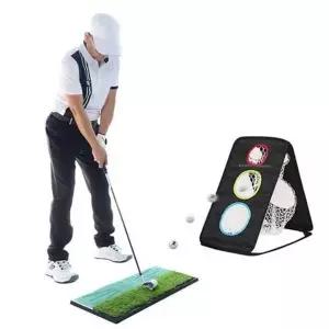 골프 연습 네트 60x52cm 골프 연습 망 접이식 어프로치 휴대용 실내