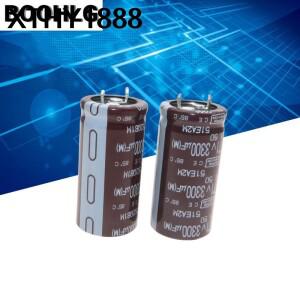 2PCS 오리지널 블랙 다이아몬드 전해 콘덴서 71V 3300UF 22X45는 63V 대체하며 더 안정적입니다.