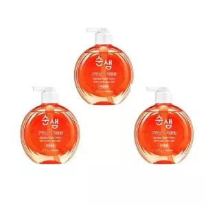 순샘 주방세제 구연산 x 자몽향 500ml 3개입 주방청소 청소 다목적 (WAB086C)