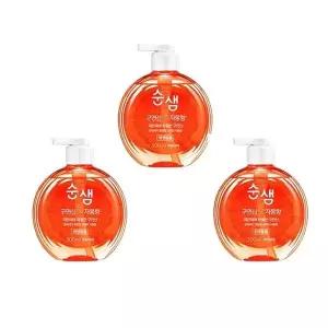 순샘 주방세제 구연산 x 자몽향 500ml 3개입 주방청소 청소 다목적 (WAB086C)